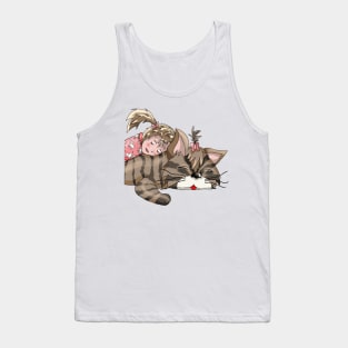 Taking a Cat Nap Tank Top